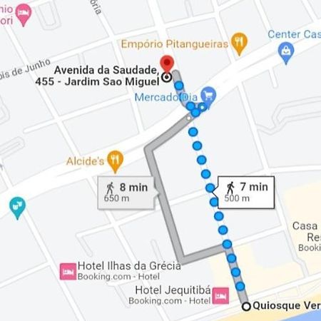 Apartamento No Guaruja - 500M Da Praia Da Enseada Экстерьер фото